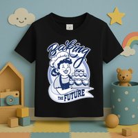 Baking The Future Retro Cartoon Toddler T-Shirt
