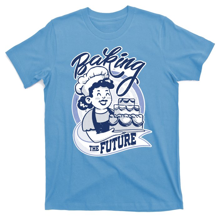 Baking The Future Retro Cartoon T-Shirt