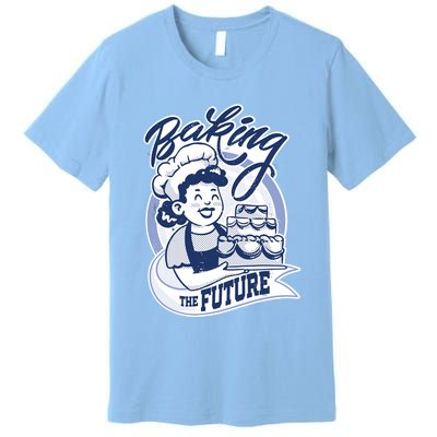 Baking The Future Retro Cartoon Premium T-Shirt