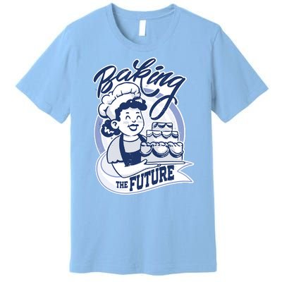 Baking The Future Retro Cartoon Premium T-Shirt