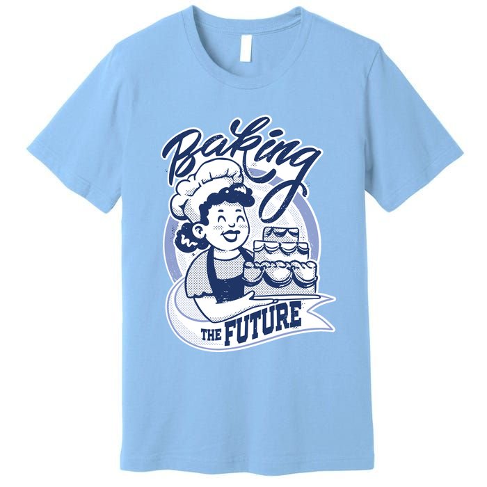Baking The Future Retro Cartoon Premium T-Shirt