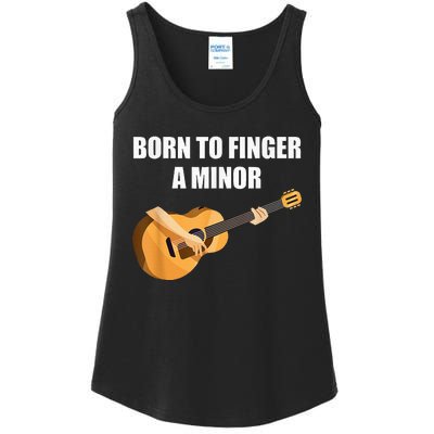 Born To Finger A Minor Guitar Ladies Essential Tank