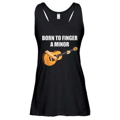 Born To Finger A Minor Guitar Ladies Essential Flowy Tank