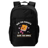Ban The Fascists Save The Books Funny Retro Vintage Design Backpack