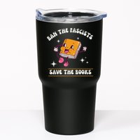 Ban The Fascists Save The Books Funny Retro Vintage Design Tumbler