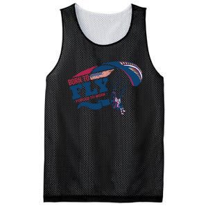 Born To Fly Forced To Work Funny Paramotor Usa American Flag Mesh Reversible Basketball Jersey Tank