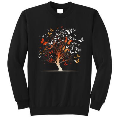 Butterfly Tree Funny Butterfly Sweatshirt