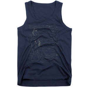 Brown Trout Fly Fishing Dry Fisherman Tank Top