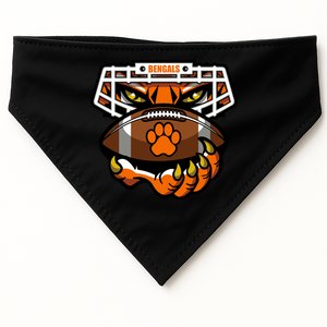 Bengal Tiger Football USA-Made Doggie Bandana