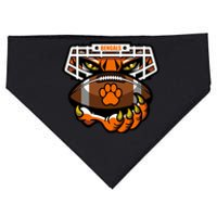 Bengal Tiger Football USA-Made Doggie Bandana