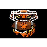 Bengal Tiger Football Bumper Sticker