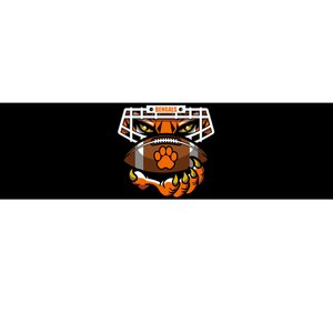 Bengal Tiger Football Bumper Sticker