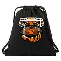 Bengal Tiger Football Drawstring Bag