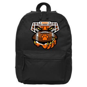 Bengal Tiger Football 16 in Basic Backpack