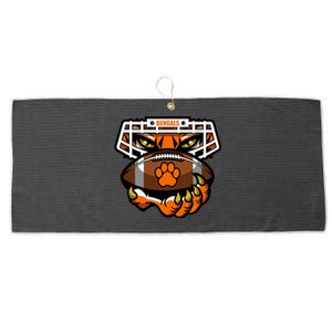 Bengal Tiger Football Large Microfiber Waffle Golf Towel