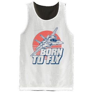 Born To Fly Fighter Jet Plane Airplane Mesh Reversible Basketball Jersey Tank