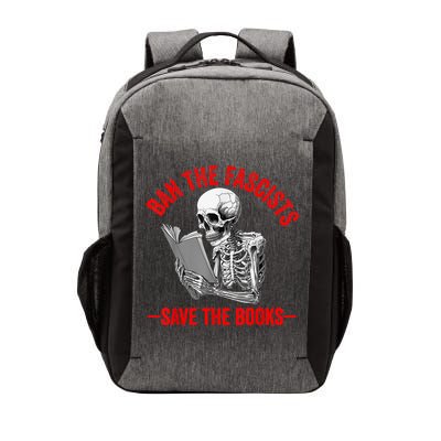 Ban The Fascists Save The Books Funny Book Lover Worm Nerd Vector Backpack