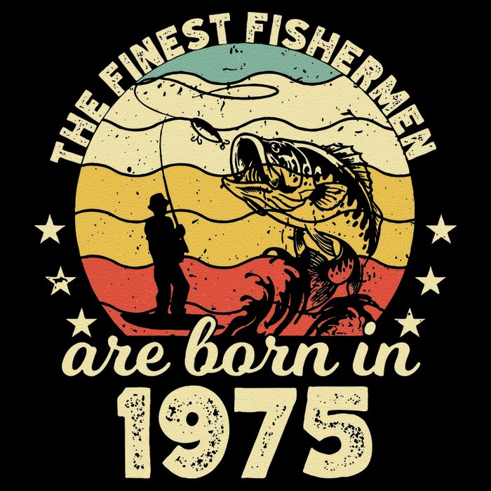 Birthday The Finest Fisherman Are Born In 1975 Fishing Zip Tote Bag