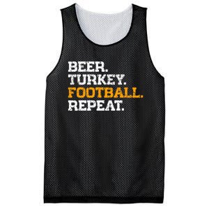 Beer Turkey Football Repeat Funny Thanksgiving Meme Mesh Reversible Basketball Jersey Tank