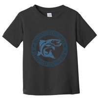 Born To Fish But Forced To Work Fishing Toddler T-Shirt
