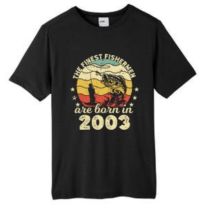 Birthday The Finest Fisherman Are Born In 2003 Fishing Tall Fusion ChromaSoft Performance T-Shirt