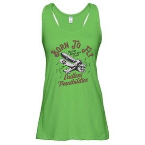 Born To Fly Ladies Essential Flowy Tank