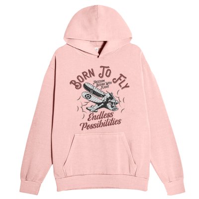 Born To Fly Urban Pullover Hoodie