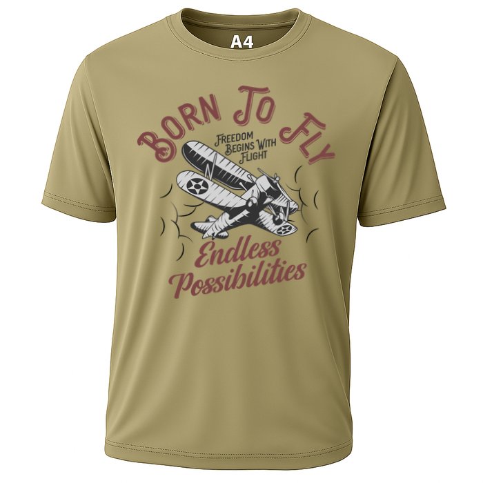 Born To Fly Cooling Performance Crew T-Shirt