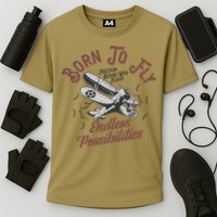 Born To Fly Cooling Performance Crew T-Shirt
