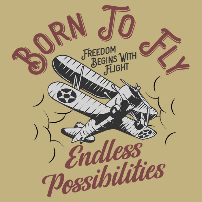 Born To Fly Cooling Performance Crew T-Shirt