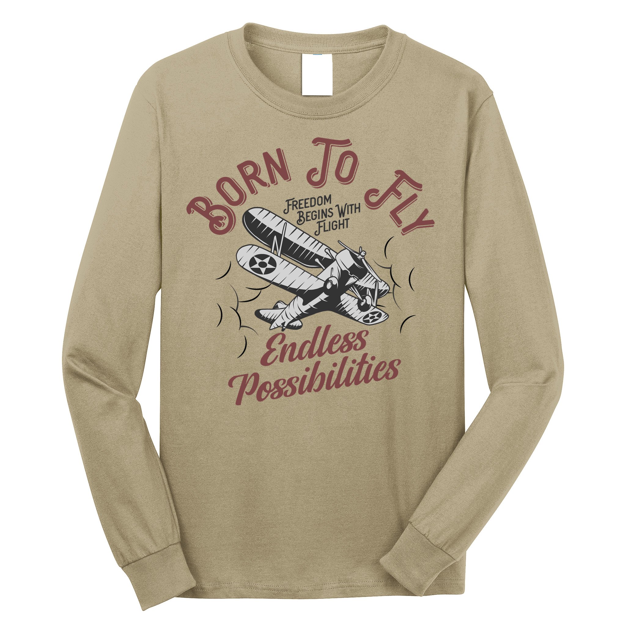Born To Fly Long Sleeve Shirt