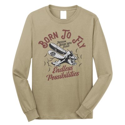 Born To Fly Long Sleeve Shirt