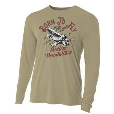 Born To Fly Cooling Performance Long Sleeve Crew