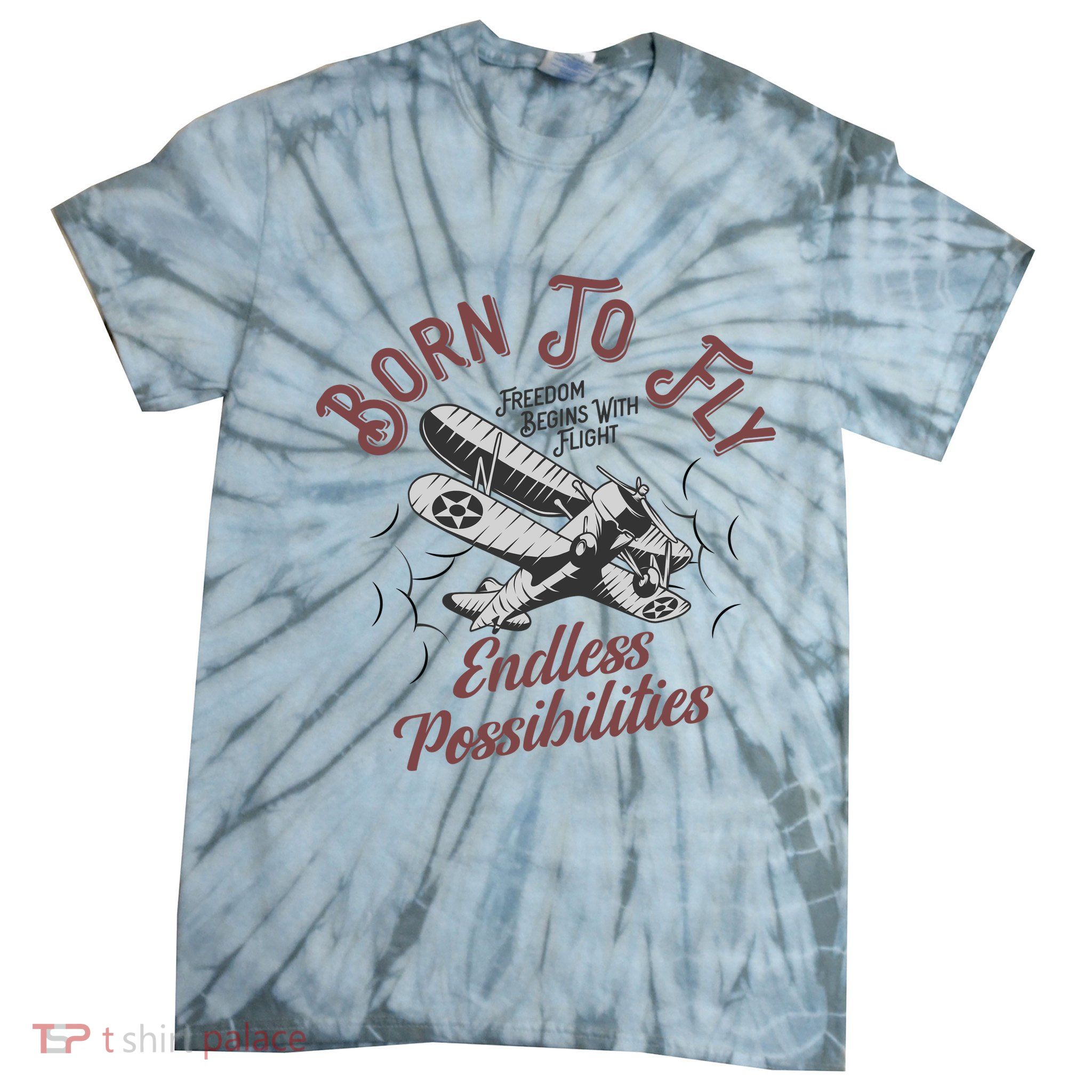 Born To Fly Tie-Dye T-Shirt