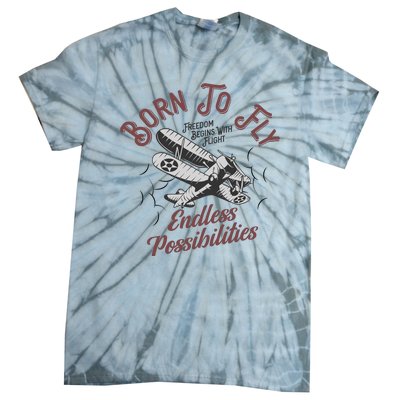 Born To Fly Tie-Dye T-Shirt