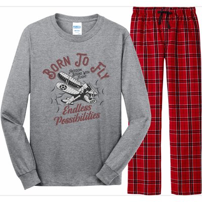 Born To Fly Long Sleeve Pajama Set