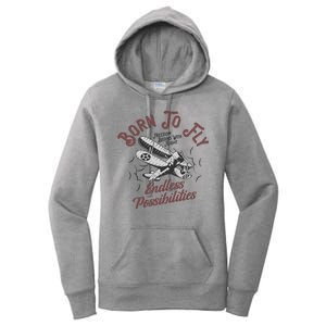 Born To Fly Women's Pullover Hoodie