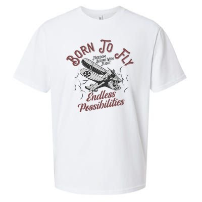 Born To Fly Sueded Cloud Jersey T-Shirt