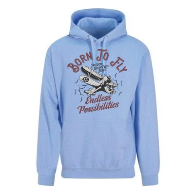 Born To Fly Unisex Surf Hoodie