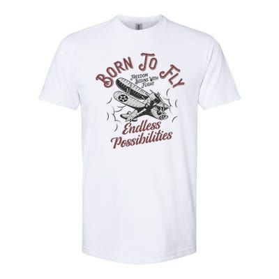 Born To Fly Softstyle CVC T-Shirt