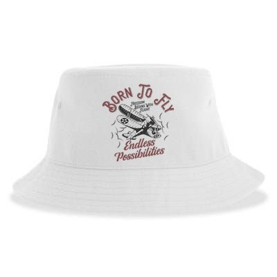 Born To Fly Sustainable Bucket Hat