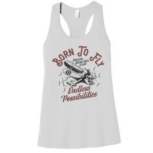 Born To Fly Women's Racerback Tank