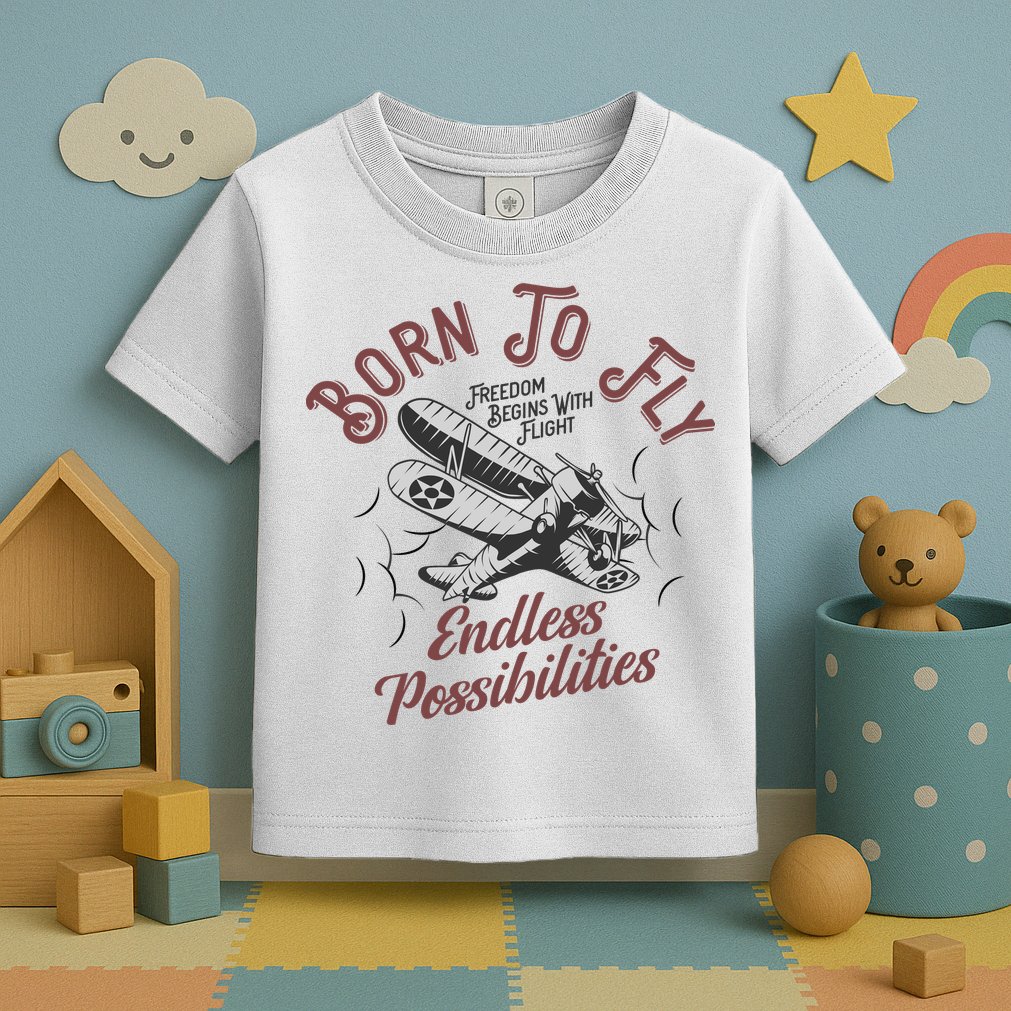 Born To Fly Toddler T-Shirt