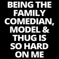 Being The Family Comedian Model And Thug Is So Hard On Me 16 in Basic Backpack