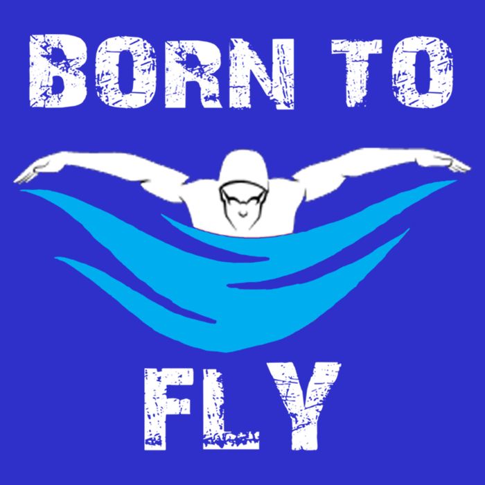 Born To Fly Butterfly Swimmers Swim Meet Gift Baby Bodysuit