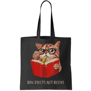 Ban The Fascists Save The Books Funny Book Lover Worm Nerd Tote Bag