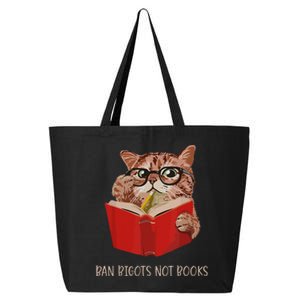 Ban The Fascists Save The Books Funny Book Lover Worm Nerd 25L Jumbo Tote