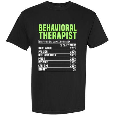 Behavioral Therapist Facts Analyst Behavior Tech Garment-Dyed Heavyweight T-Shirt