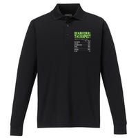 Behavioral Therapist Facts Analyst Behavior Tech Performance Long Sleeve Polo