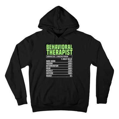 Behavioral Therapist Facts Analyst Behavior Tech Hoodie